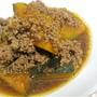 【煮込み】ひき肉とかぼちゃのテリ煮