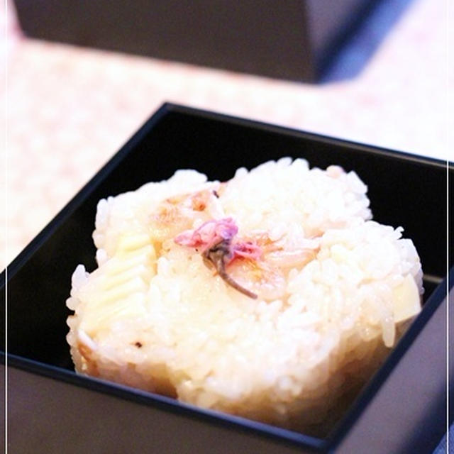 桜海老とたけのこの炊き込みご飯