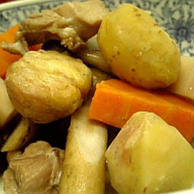 煮崩れしない栗入り筑前煮
