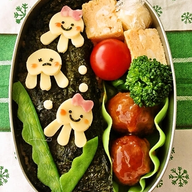 クラゲのキャラ弁