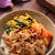 豚こまビビンバ丼【#簡単 #時短 #節約 #コスパ最強 #ノンオイル #同時調理 #フライパンひとつ #主食 #夏休み #ランチ #クレハタイアップ #PR】
