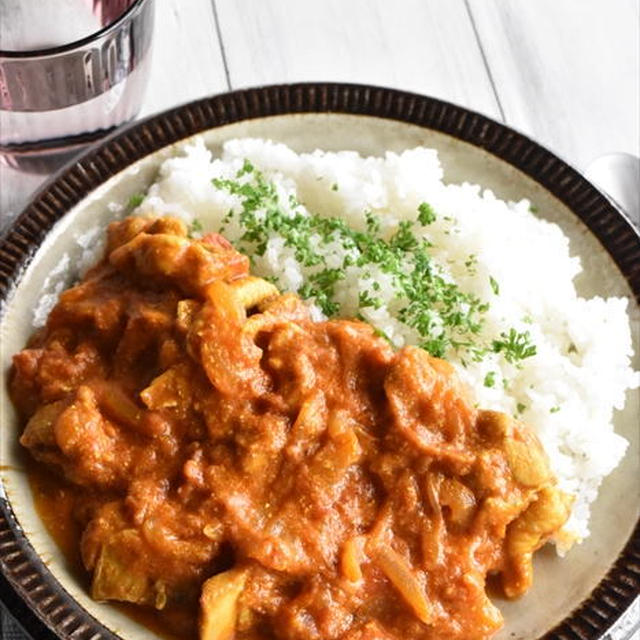 レシピブログでの連載更新しました♪～トマト缶で簡単！チキンスパイスカレー