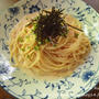 お一人様明太子パスタ