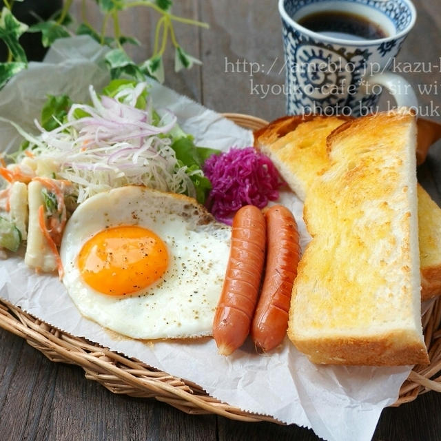 朝昼カフェ☆鶏の南蛮漬け弁当と冷凍庫の中は、、、