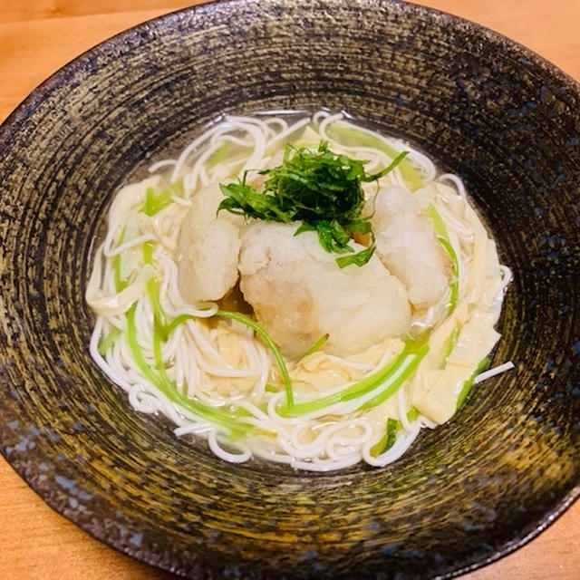 鱈のお上品餡かけ