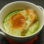 レンジで簡単♪玉ねぎたっぷり★ほうれん草スープグラタン