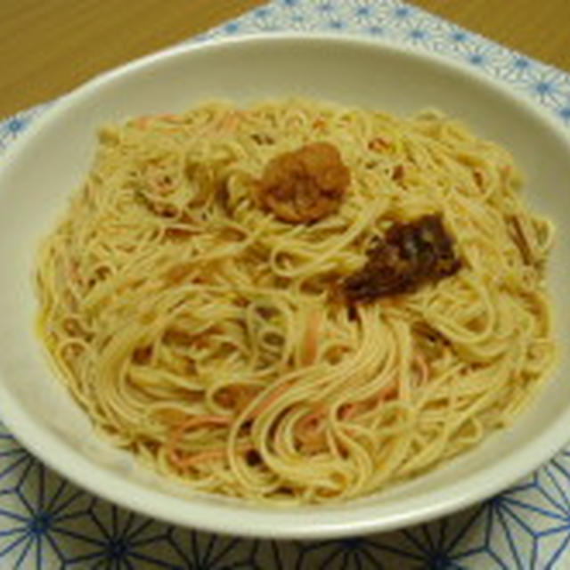 梅の季節に♪梅にゅうめん