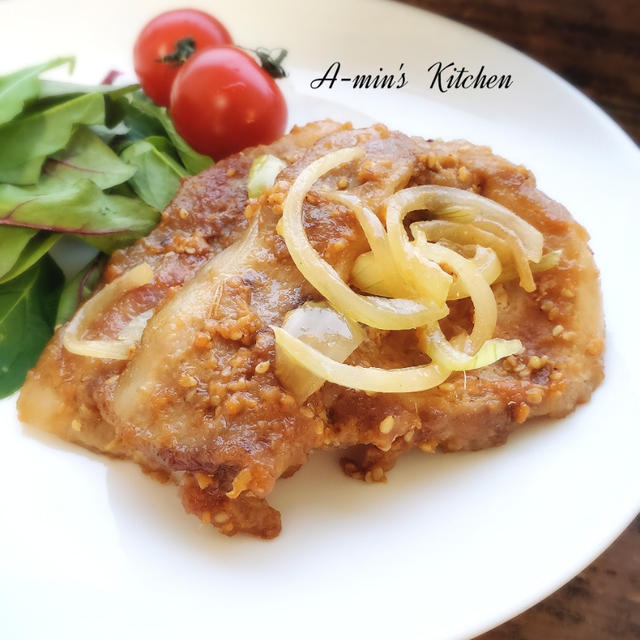 ご飯おかわり！豚肉のゴマみそ生姜焼き