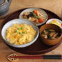 玉子丼と筑前煮献立♪