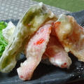365日弁当レシピＮo.205「ピーマンの種まで美味しい天ぷら」