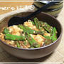 農家の台所の野菜たち　～レシピはごはんがっつり「マーボーししとう豆腐」です～