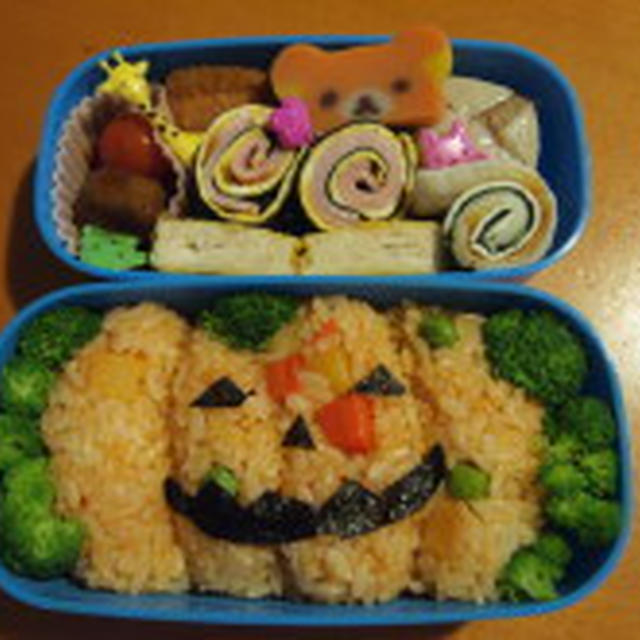 長男くんの遠足★ハロウィン弁当