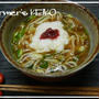 疲れた胃に優しい☆とろろあんかけ梅うどん♪