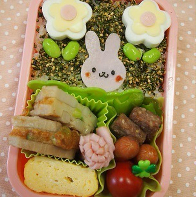 レンコンのはさみ揚げ弁当