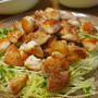 焼き方にコツ！鶏肉のパリパリ焼き  ニンニクポン酢タレ&ネギ塩レモン