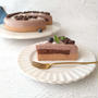ブルーベリーとチョコレートのババロアケーキ
