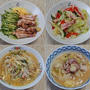 小細工を楽しみながらの朝の野菜料理：野菜食日記[1430]-[1433]