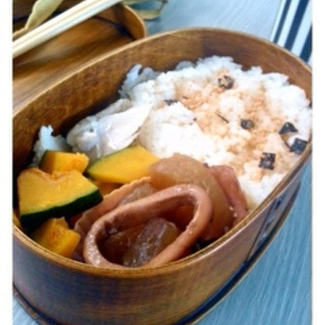 大根といかの煮物★お弁当 ＆「ピリカ おかあさんへの旅」