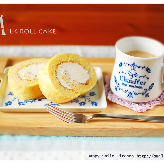 くるくるロールケーキ♪