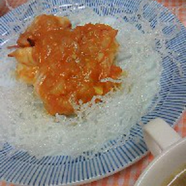 えびちりの春雨をＵＰ