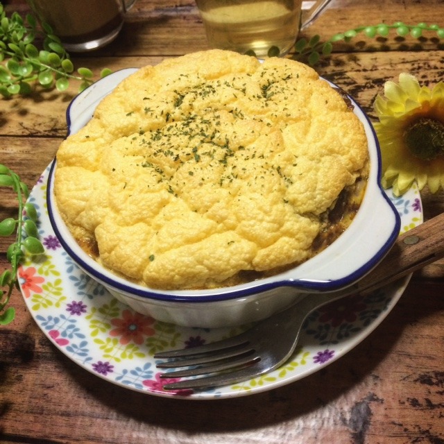 料理教室☆きまぐれランチ♪2017.2スフレドリア作り