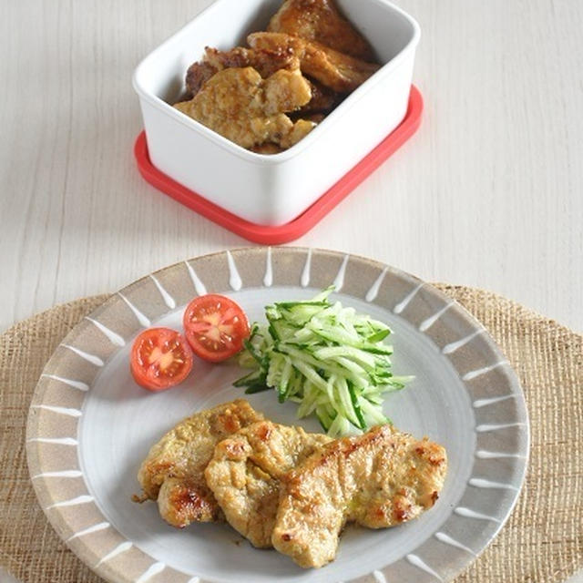 鶏むね肉が柔らかい！！『真由美さんの神ワザ★ストックおかず　鶏むね肉のカレーみそ漬け焼き』