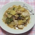 鶏肉と野菜のみそニンニク炒め
