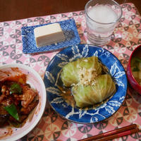 タカラ本みりんで作る和風ロールキャベツ