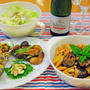 ８月１４日　水曜日　茄子とベーコンのトマトペンネ＆椎茸とモロッコいんげんの焼浸し（前日の晩ごはん）