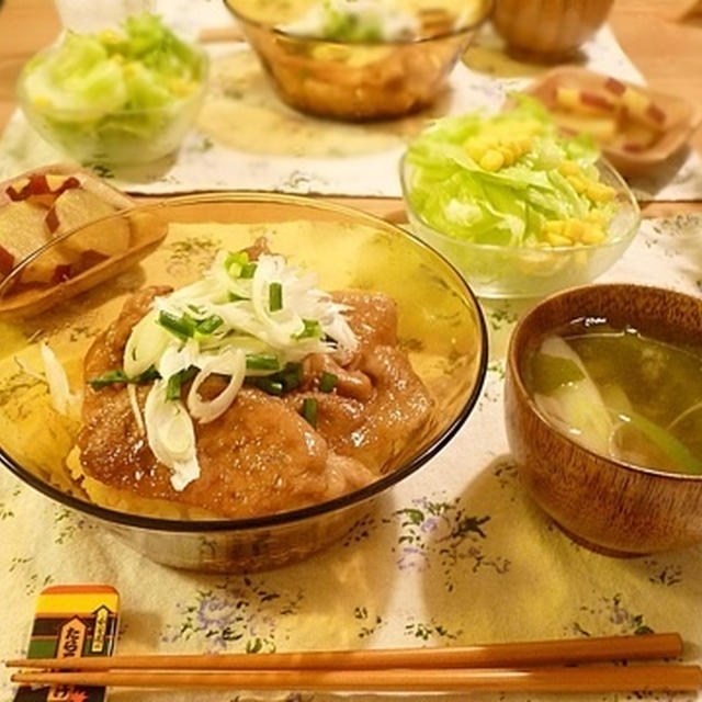 帯広風＊特製豚丼♡