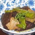 ナスと甘長の味噌炒め