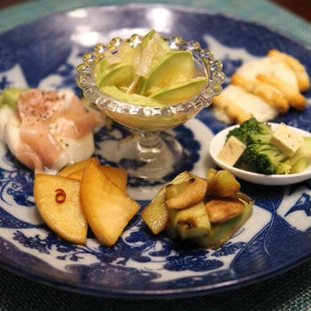 前日のリメイクと塩鯖の味噌煮