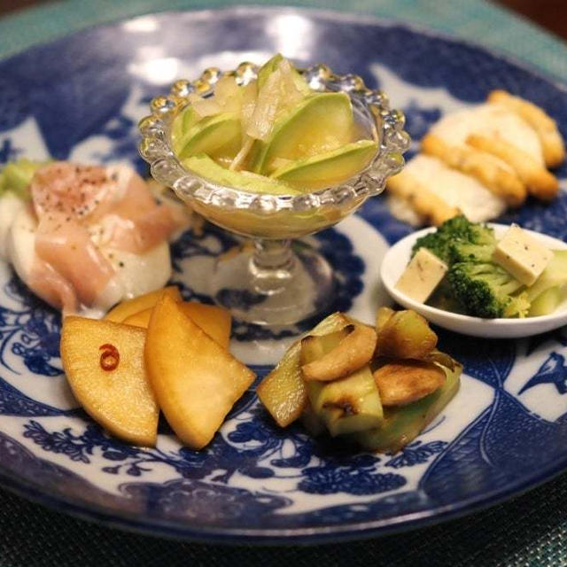 前日のリメイクと塩鯖の味噌煮