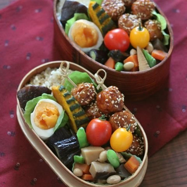肉だんご弁 ✿ 野菜そば♪