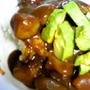 アボガドトッピング定番カレーライス