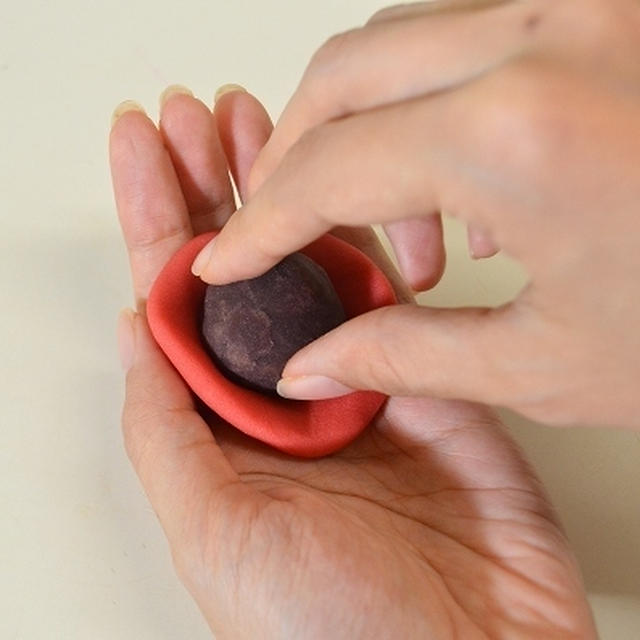 りんご飴練りきりの作り方