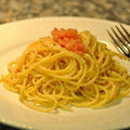 明太パスタ