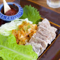 【Nosh連載】お鍋に放置で完成♡「ゆで豚の韓国風サンチュ巻き」《おもてなしレシピ#8》