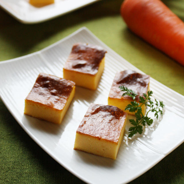 人参嫌いも食べちゃったキャロットチーズケーキ♪