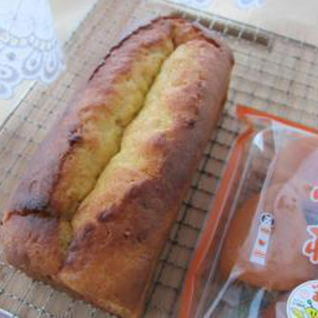 【福島クッキングアンバサダー】福島県産あんぽ柿のパウンドケーキ♪