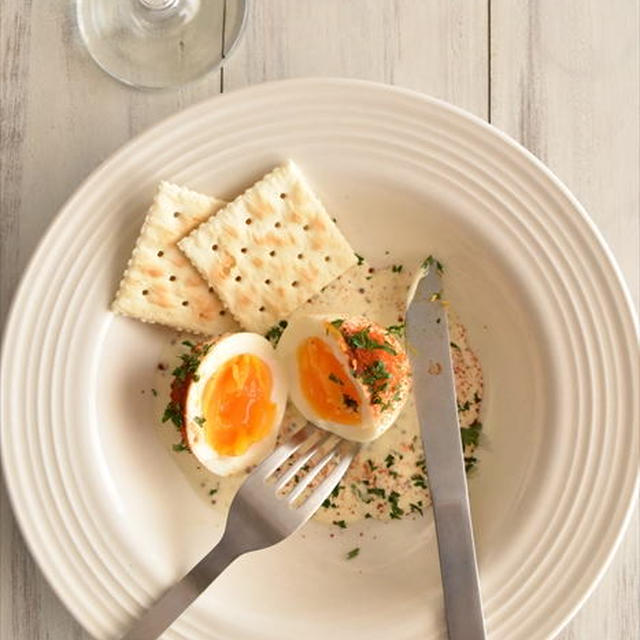 簡単ゆで卵料理 パリのソウルフードおしゃれかわいい ウフマヨ が人気 By 四万十みやちゃんさん レシピブログ 料理ブログのレシピ満載