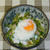 温卵のオクラ丼