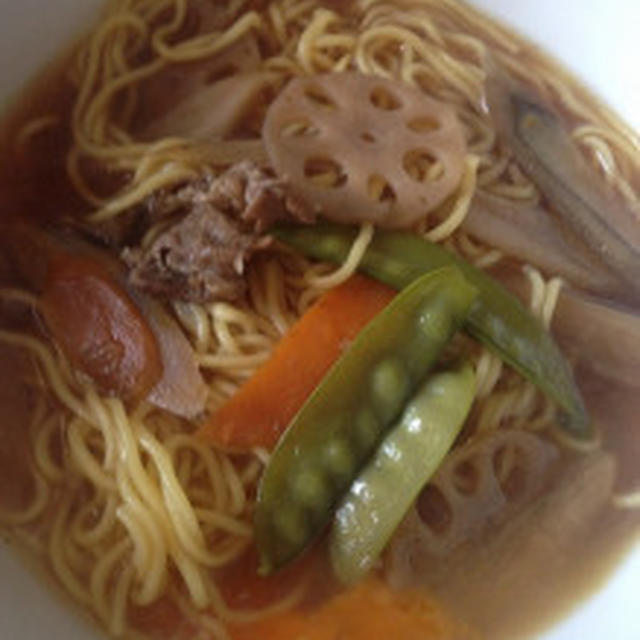 ローソンフレッシュのしょうゆラーメンを作ってみた