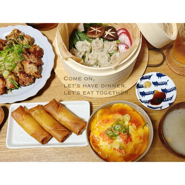 ある日の晩ごはん。