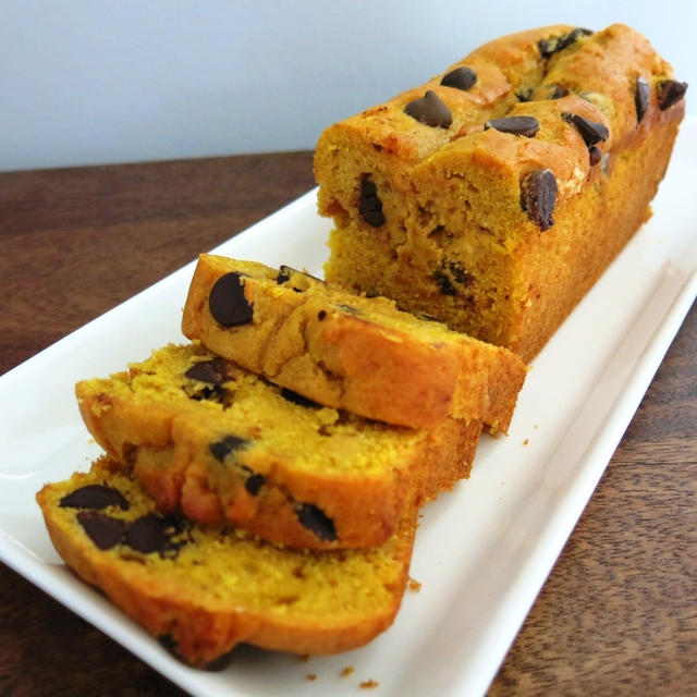 かぼちゃとチョコチップのパウンドケーキ