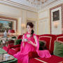 パリ　ヴェルサイユ宮殿内ホテル「レ・アイレル・シャトー・ド・ヴェルサイユ　」素敵なティータイム