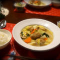 「野菜とミートボールのスープ」
