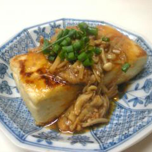 豆腐ステーキ　中華ソース