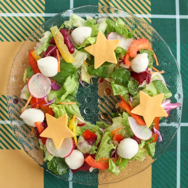 ＊【サラダクラブ】ダブルチーズのリースサラダ＊