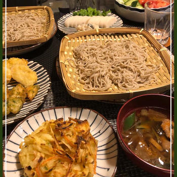 天ざる蕎麦と蕎麦屋の一杯